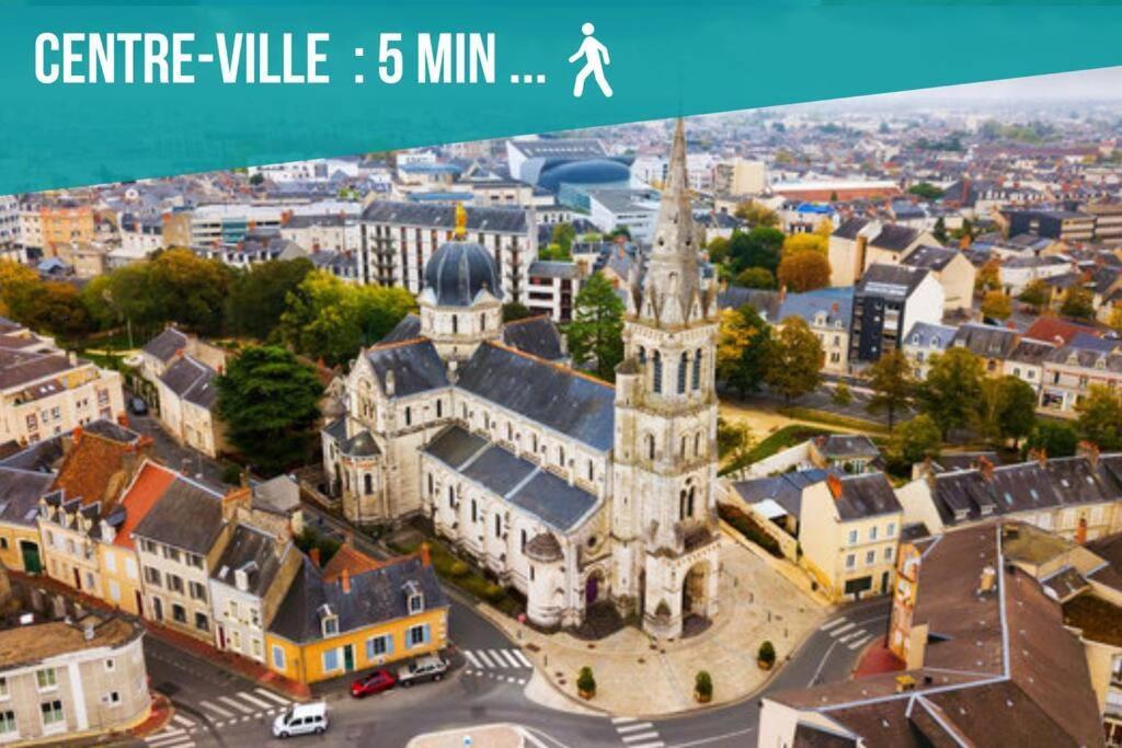 Le Petit Faubourg • Fibre • Proche Centre-Ville Châteauroux Buitenkant foto
